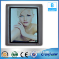 aluminium frame acrylic edge-lit attractive advertising picture frame